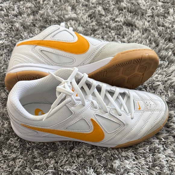 Nike White and Gold Athletic Shoes - Picture 1 of 4